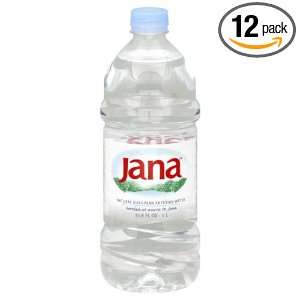 Jana European Artesian Water, 33.8000 ounces (Pack of12):  