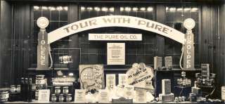 C1930s PURE OIL CO. ADVERTISING DISPLAY PHOTO  