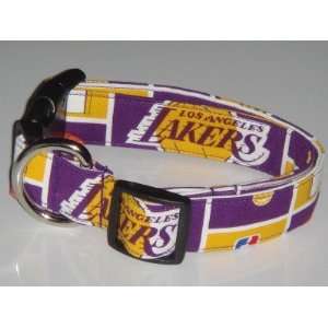  NBA Los Angeles LA Lakers Basketball Dog Collar Large 1 