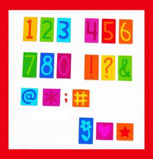 Sizzix Vowel Play Alphabet & Number Set, complete set!!  