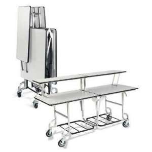 Forbes 6 ft Folding Catering Table with 2 Tier Top 