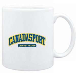  Mug White  CANADA SPORT Cricket Player  Sports Sports 