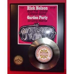  Rick Nelson 24kt Gold Record LTD Edition Display ***FREE 