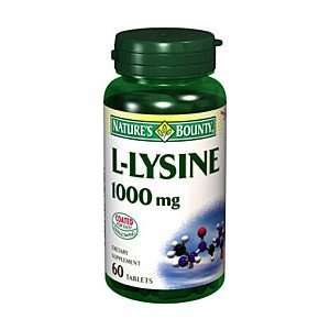   NATURES BOUNTY L LYSINE 1000MG 6011 60Tablets