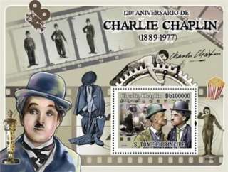 Charlie Chaplin Mint Stamp S/S MNH St Thomas ST9301b  