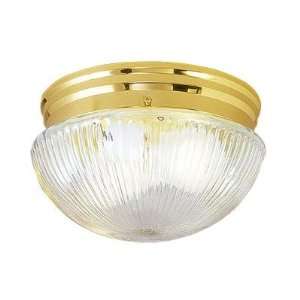  Livex Lighting 6080 02 / 6081 02 Indoor Clear Glass Flush 