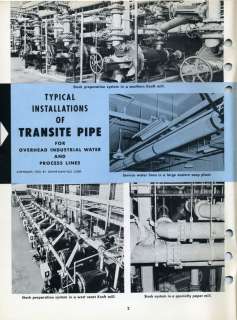TRANSITE PRESSURE PIPE Johns Manville Asbestos Manual  
