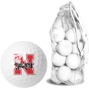 Nebraska Cornhuskers 15 Golf Ball Clear Pack