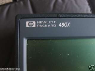 HP Hewlett Packard 48GX Calculator 128K Internal Memory OEM Padded 