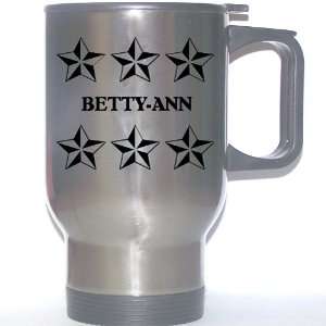  Personal Name Gift   BETTY ANN Stainless Steel Mug 