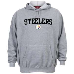   Steelers Grey Big Break Hooded Sweatshirt: Sports & Outdoors