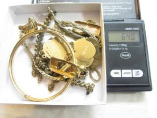 Vintage Old 157.1 grams Scrap GOLD FILLED Jewelry lot*Craft Recovery 