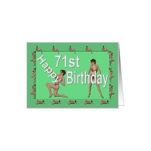  71st Birthday Pin Up Girls, Green Card: Toys & Games