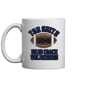 Football Coach Mug: Custom 11oz Ceramic Coffee Mug
