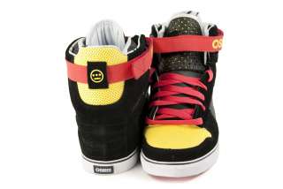 Osiris Rhyme Remix Black/Yellow/Red/Del Size 13 Shoes  