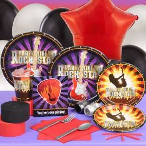  Party Like a Rock Star Standard Party Pack for 8 guests 