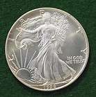 1992 BU American Silver Eagle   Light Toning