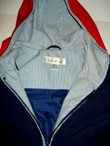 MADISON Nautical Windbreaker ZipJacket Stripe Trim S  