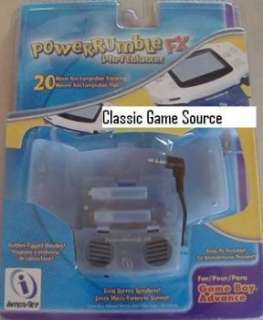 NEW Game Boy Advance Original Power Rumble FX 20 Hr Rechargeable 