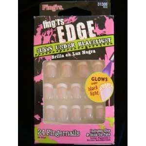  Fingrs Edge Faux French Nails (Pack of 2) Beauty