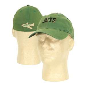  New York Jets Destructed Look Fitted Slouch Style Hat 