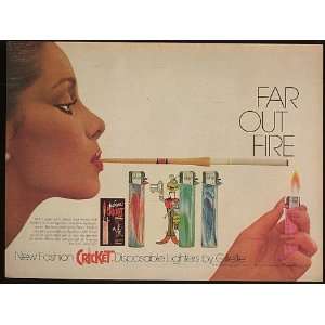   Fashion Cricket Disposable Lighters Print Ad (7868)
