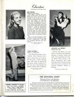 Vintage Magazine Stars Tomorrow Dancing Girls May 1950  