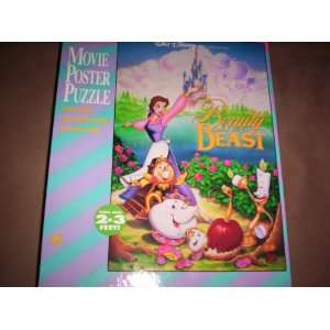  Disney Movie Poster Puzzle Beauty and the Beast 300pc 