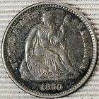 1860 o half dime  
