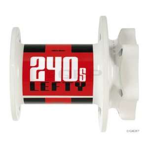  DT 240s Lefty 28h 6 bolt Front Hub White Sports 