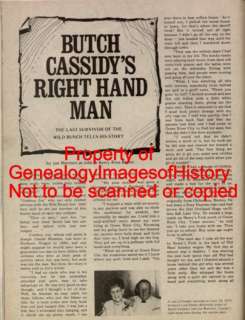 Cowboy Joe Masters   Butch Cassidys Right Hand ManFamily Baker 