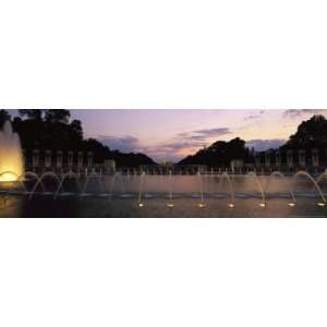 Night View of Memorial Plaza of the World War Ii Memorial National 