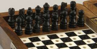 05739 Miniature Traveling Chess Set English c. 1900  
