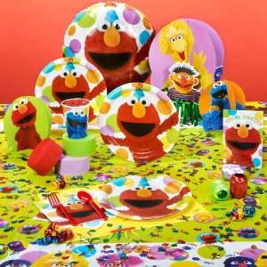    Sesame Street Elmo Party Deluxe Party Pack for 8: Toys & Games