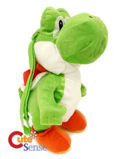 Nintendo Super Mario Green Yoshi Plush Bag/Backpack 19  