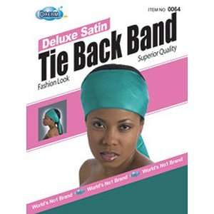 DREAM Deluxe Satin Tie Back Band Assorted (Pack of 12 