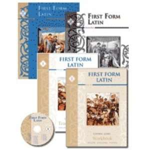 First Form Latin Set (Teacher Manuals, Student Text, Workbook, CD 