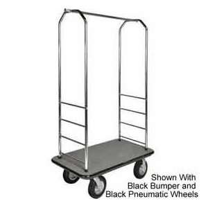  Easy Mover Bellman Cart Chrome, Gray Carpet, Gray Bumper 