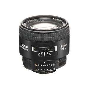  Nikon 85mm f/1.8D AF Telephoto Nikkor Lens with Hood 