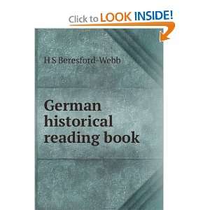  German historical reading book: H S Beresford Webb: Books