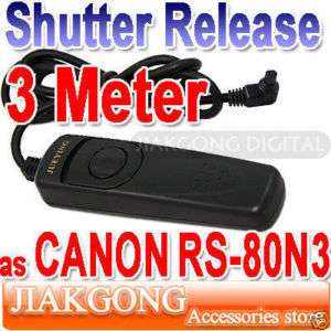 3M Shutter Release CANON 7D 5D Mark II 1Ds III RS 80N3  