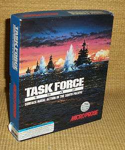Task Force 1942  South Pacific Naval Action WWII Computer Game In Box 