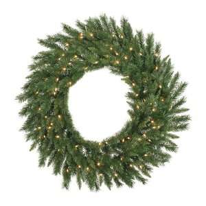  60 Imperial Pine Wreath 200 Clear Lights: Home & Kitchen