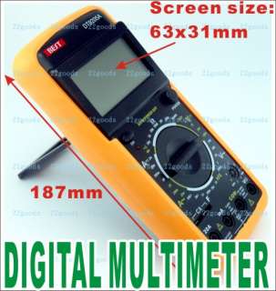 Medidor eléctrico de multímetro de DT9205A 3 1/2 Digital 9205A