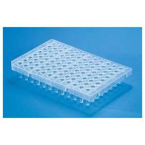   Thermo Fast 96 Well Semi Skirted PCR Plates, Semi skirted; Green