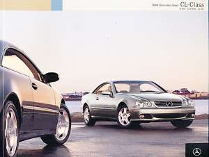 2004 Mercedes Benz CL500 CL55 AMG Sales Brochure Book  