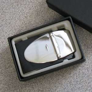  MILAN SILVER PLATED CASH CLAMP (MONEY CLIP): Office 
