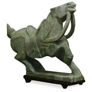  Jade Horse Sculpture Statue: Home & Kitchen