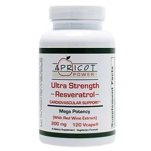 Ultra Strength Resveratrol   200mg 120 Vcaps  