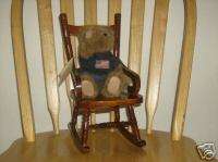 Boyds Plush YANKEE DOODLE Bear & Rocking Chair  Exclusive  
